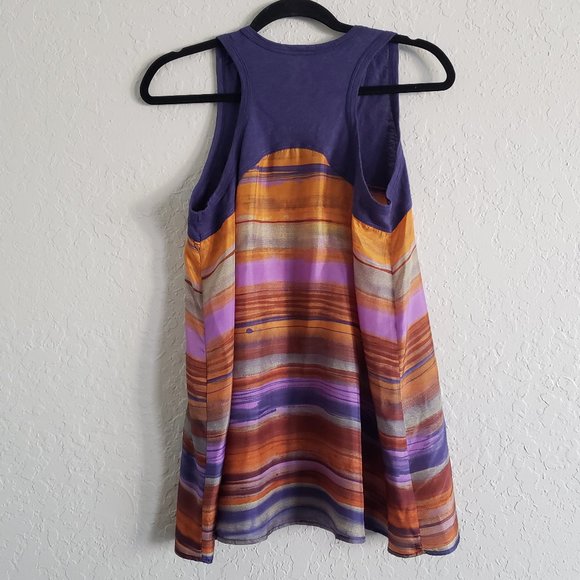 Left Of Center Anthropologie Silk Tank Top - Picture 4 of 4